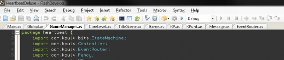Flash Develop Pre-Build Command Line